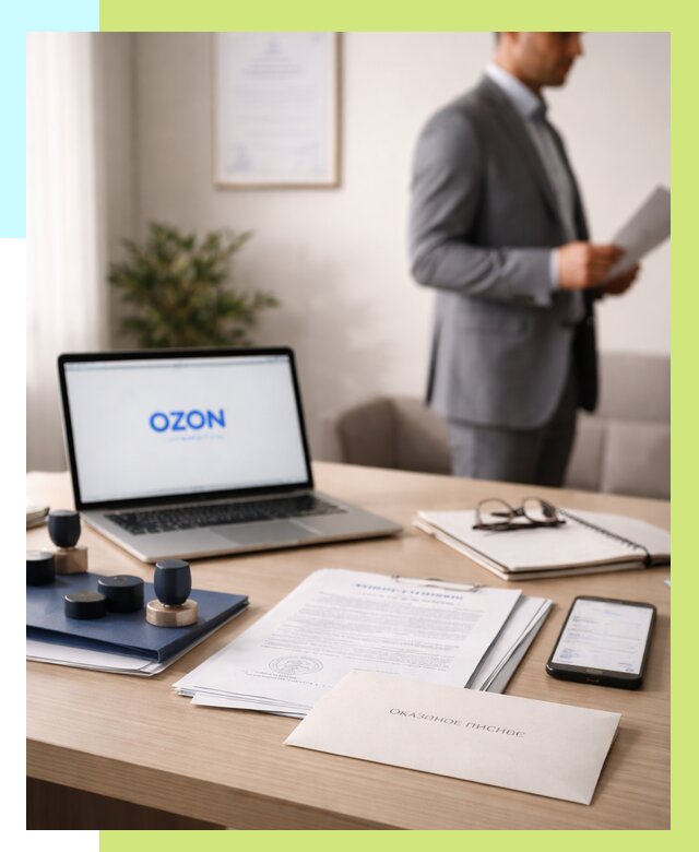 Отказное письмо для Ozon в Евпатории от 3687 р. | Сертэкс